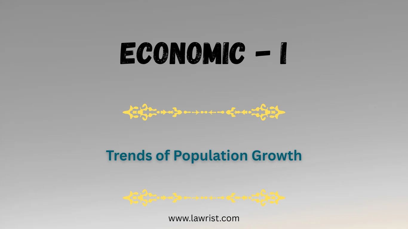 Trends of Population Growth